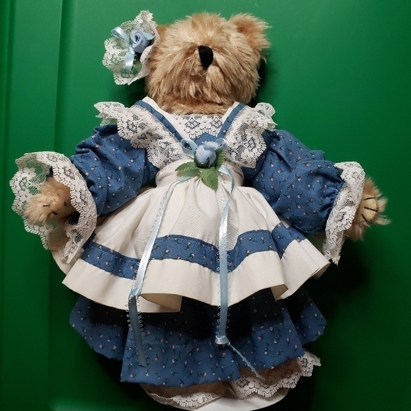 VINTAGE 2 Bearington Bears & Antique bear made by Pearl Kindermann collectors - Picture 3 of 16